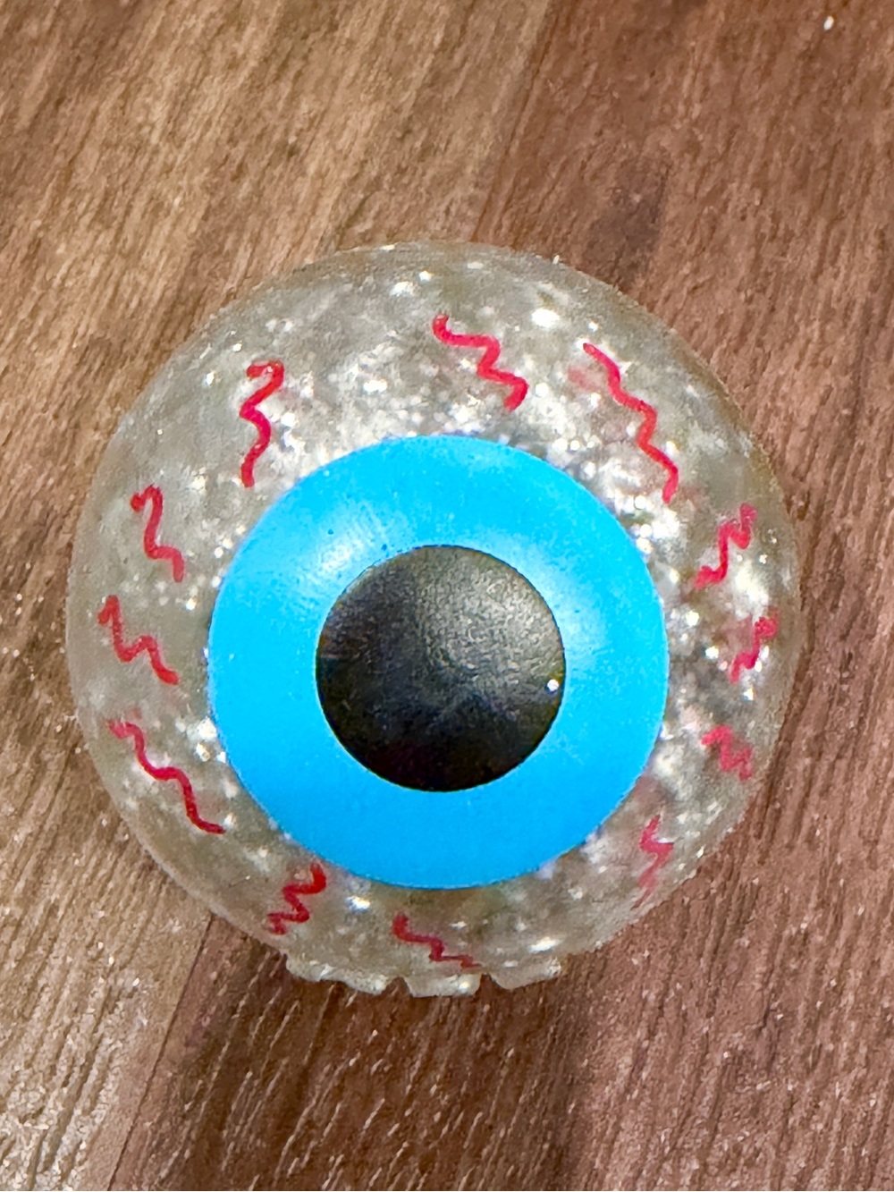 Needoh squishy eye ball from funky frights Halloween advent calendar